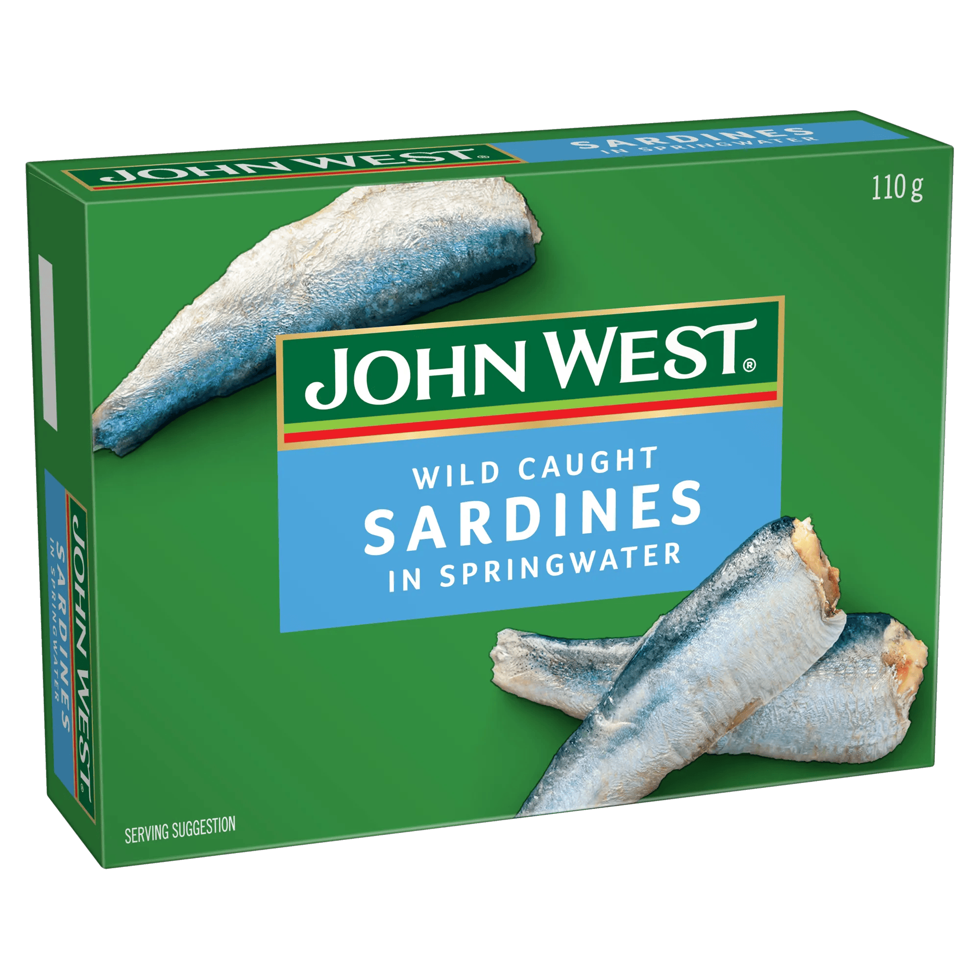 John West Sardines In Springwater 110g, Box
