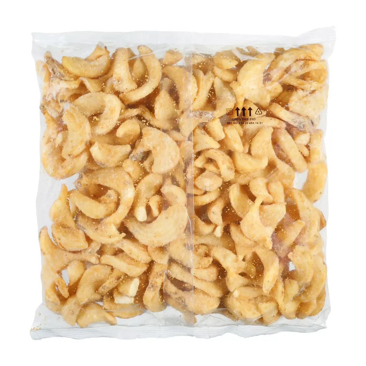 Simplot SIDEWINDERS™ Fries Original Cut Beer-batter flavored SIDEWINDERS™ Fries, Skin On, Back Innerpack