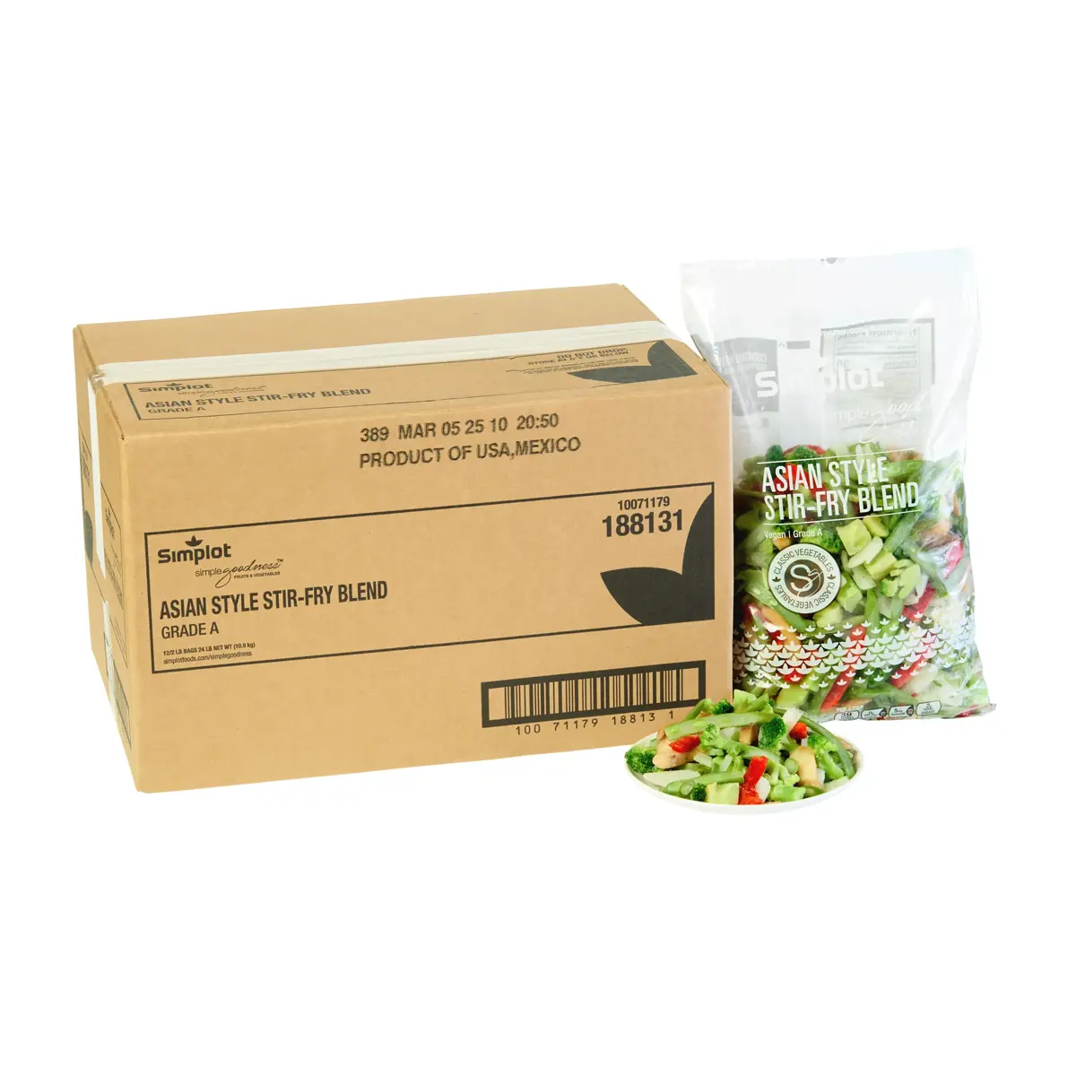 Simplot Simple Goodness™ Asian Style Stir-Fry Blend, Styled