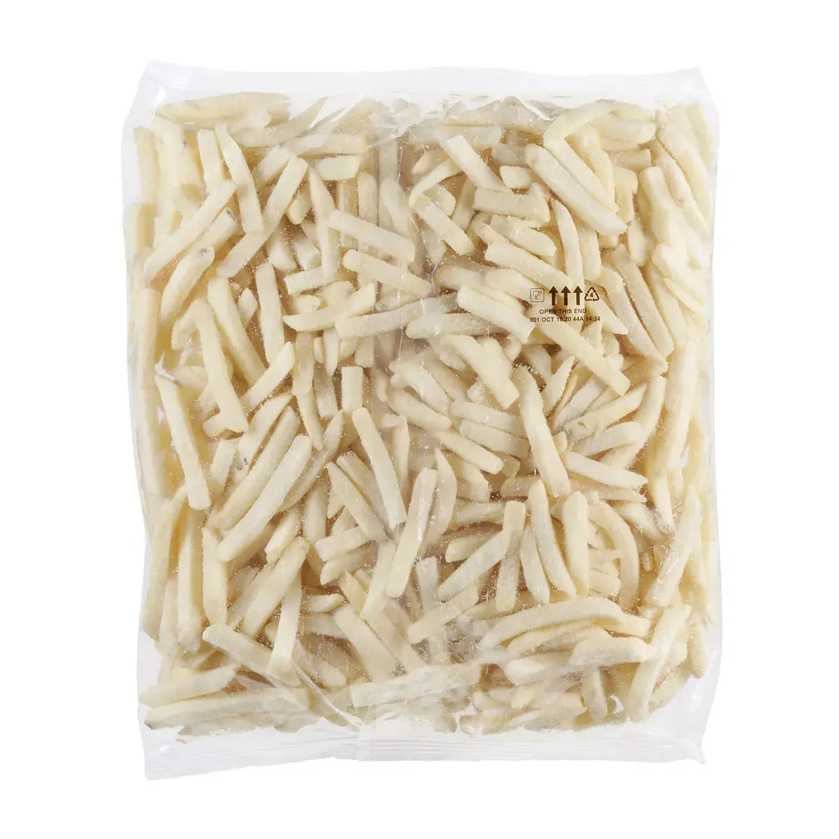 Simplot Select Recipe® Fries Sea Salt Straight Cut Fries, Back Innerpack