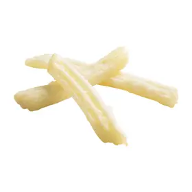 Simplot Conquest® Delivery+® Papas a la francesa corte acanalado con cobertura transparente, Listo