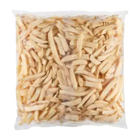 Simplot Bent Arm Ale® Fries Beer-battered Entrée Cut Fries, Skin On, Back Innerpack