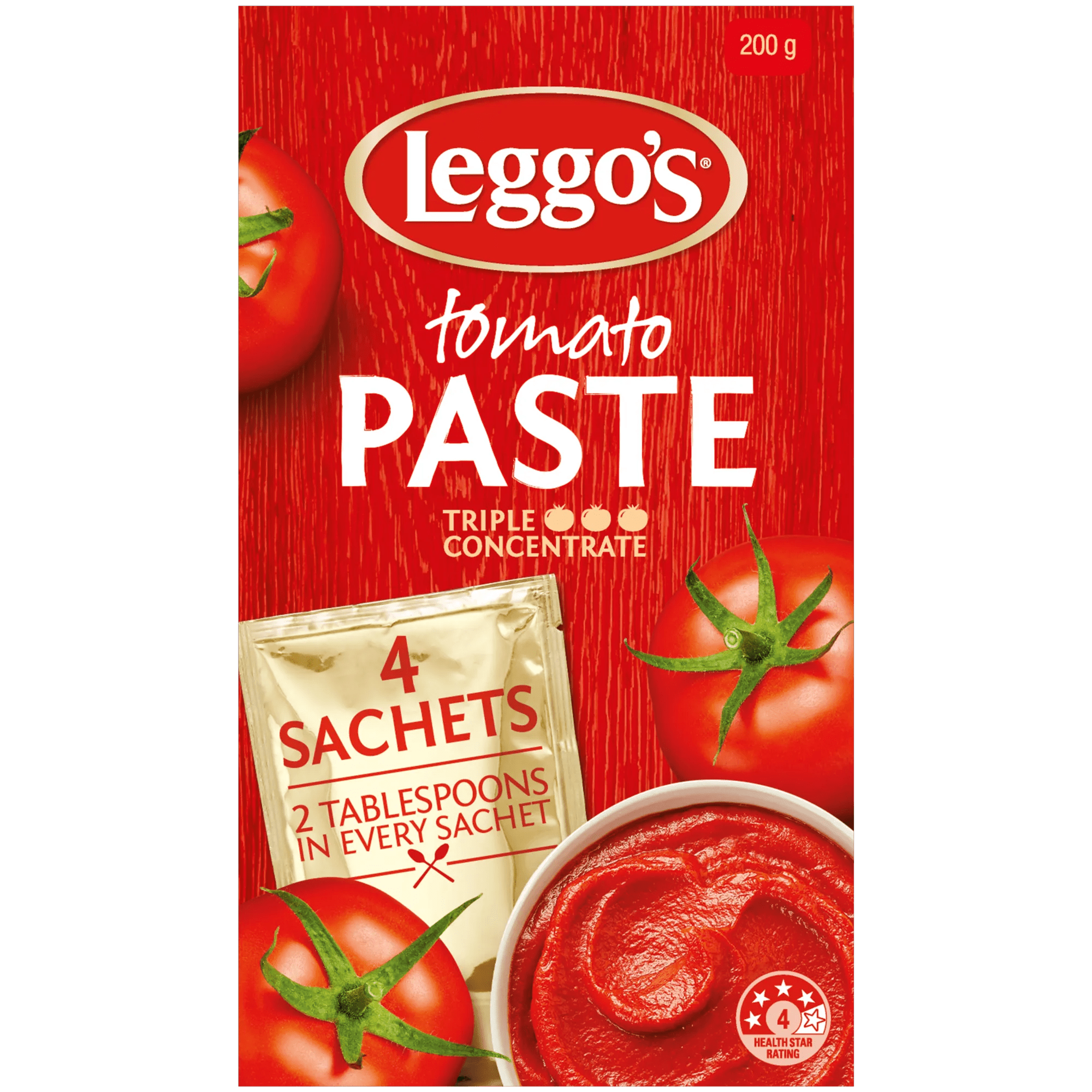 Leggos Tomato Paste Sachet 200 grams
