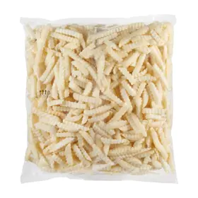 Simplot Blue Ribbon® Fries Crinkle Cut Fries, Back Innerpack