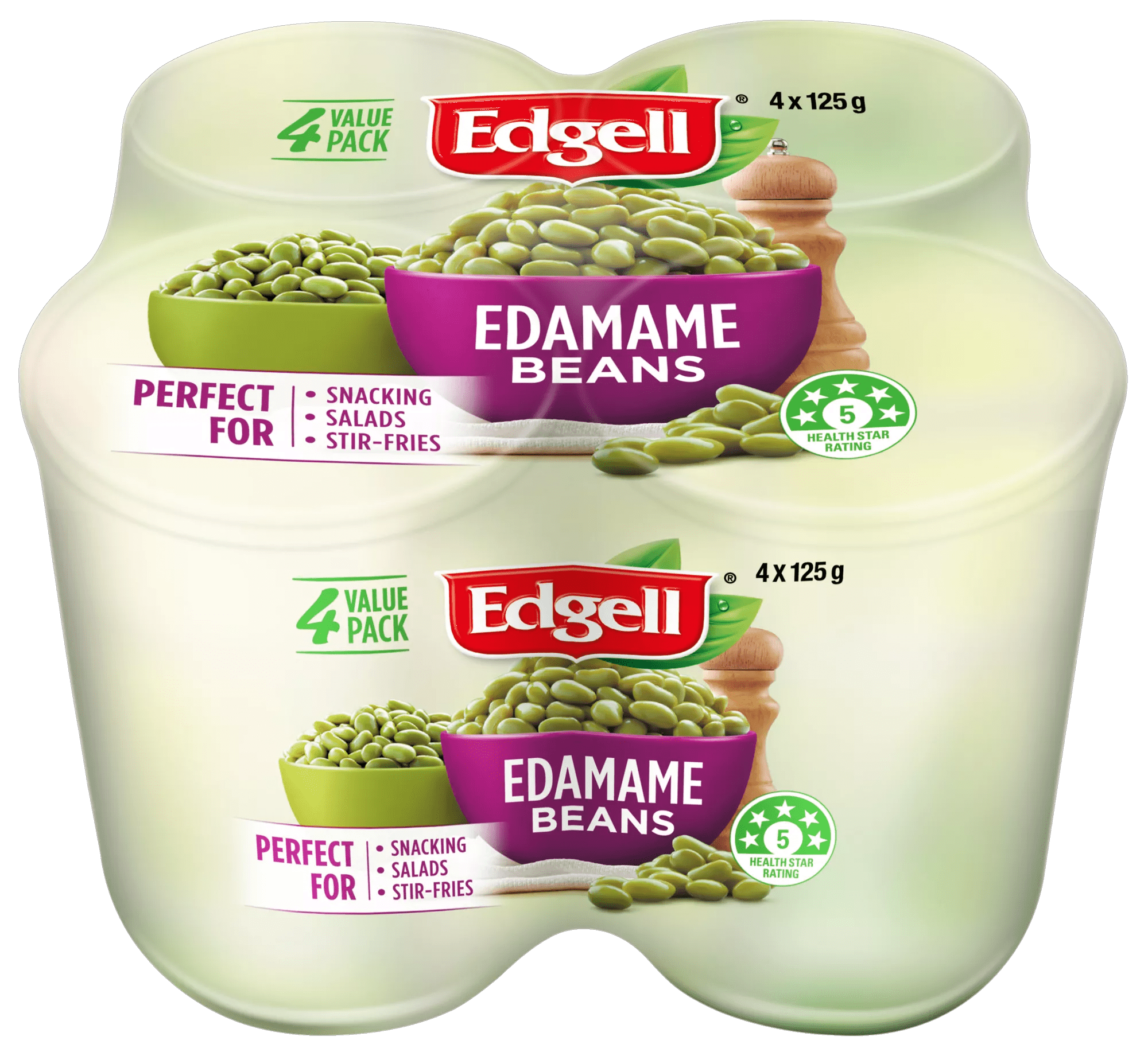 Edgell Edamame Beans 4x125g, Cans