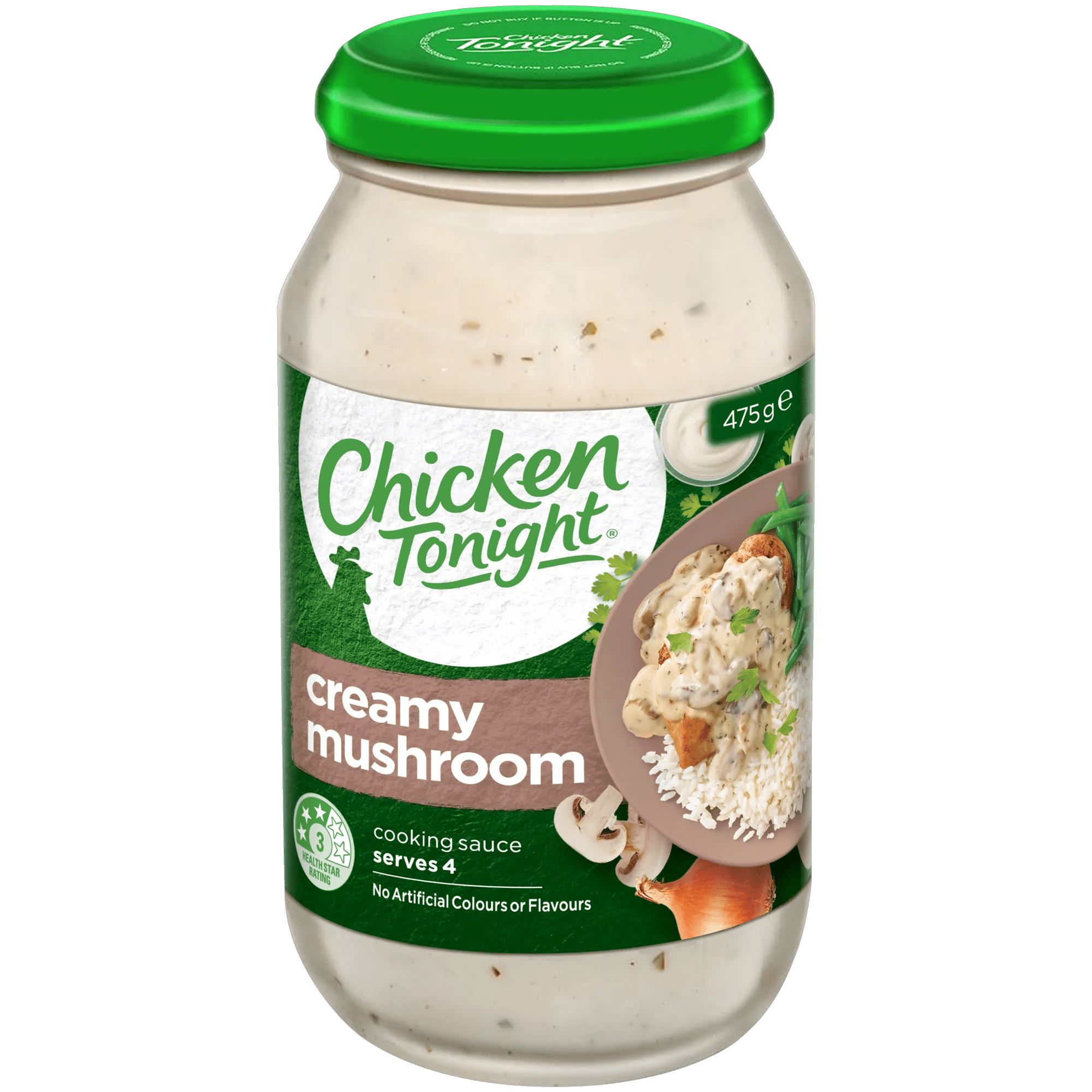 Chicken Tonight Creamy Mushroom Cooking Sauce 475g, Jar
