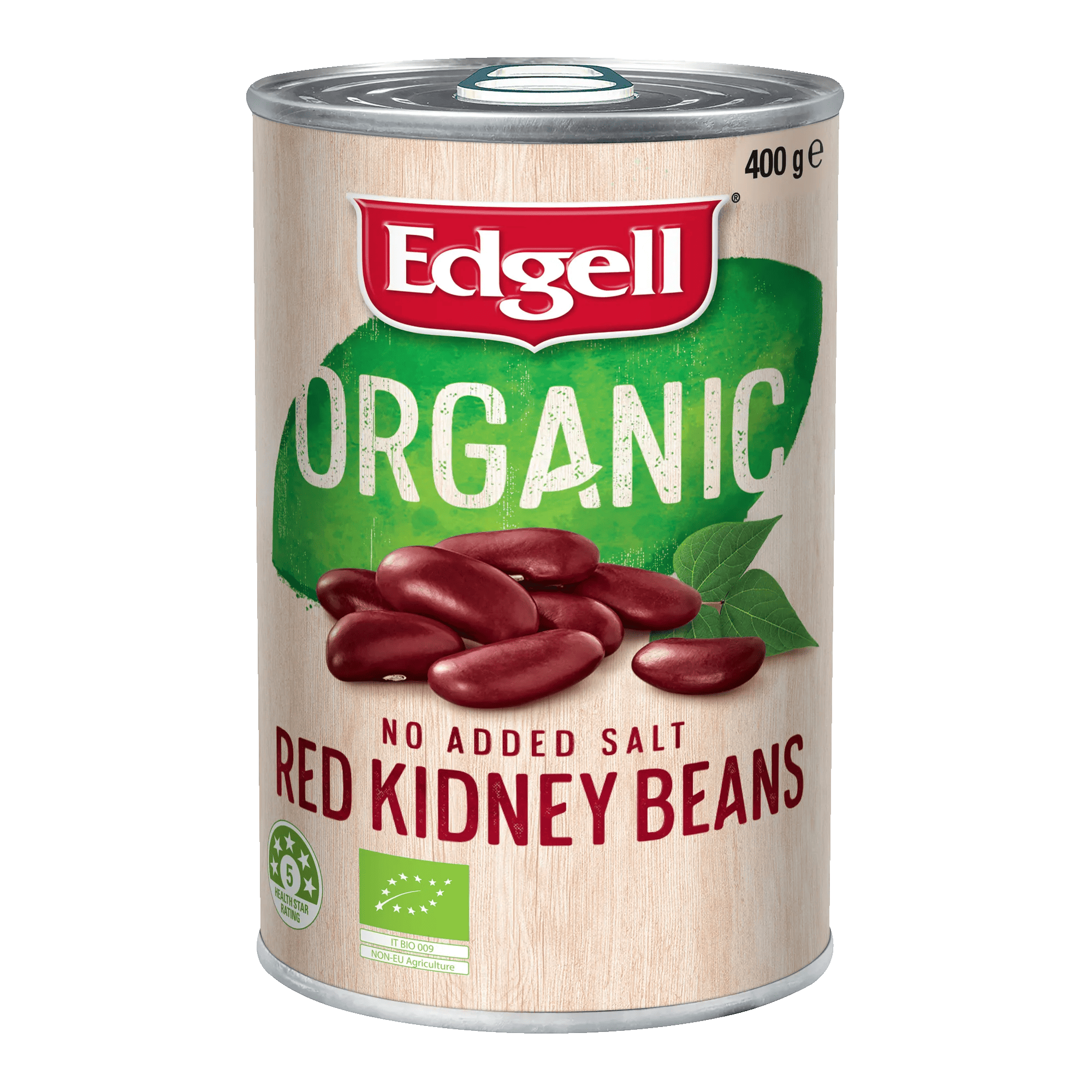 Edgell Organic No Added Salt Red Kidney Beans 400g, Can