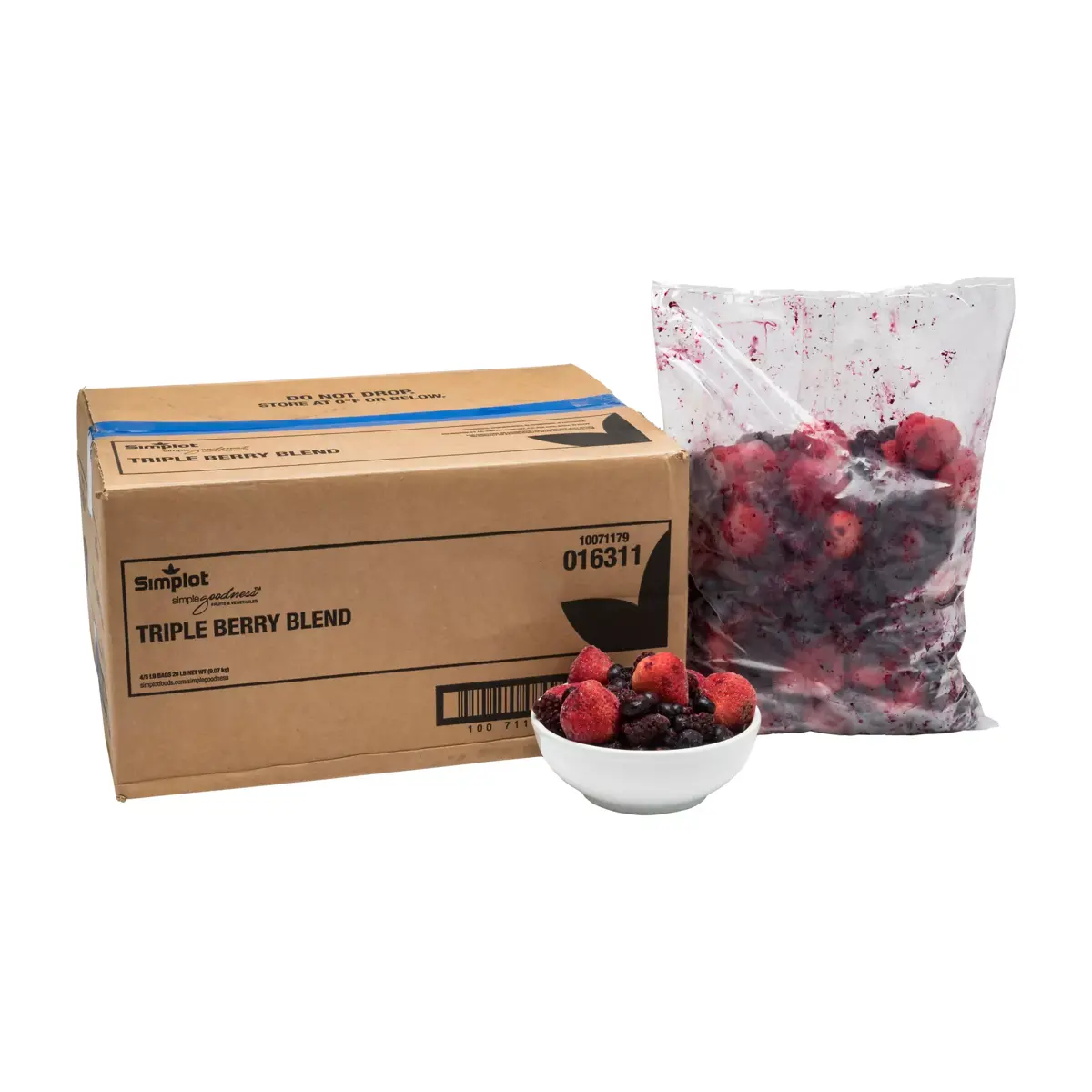 Simplot Simple Goodness™ Triple Berry Blend, Styled