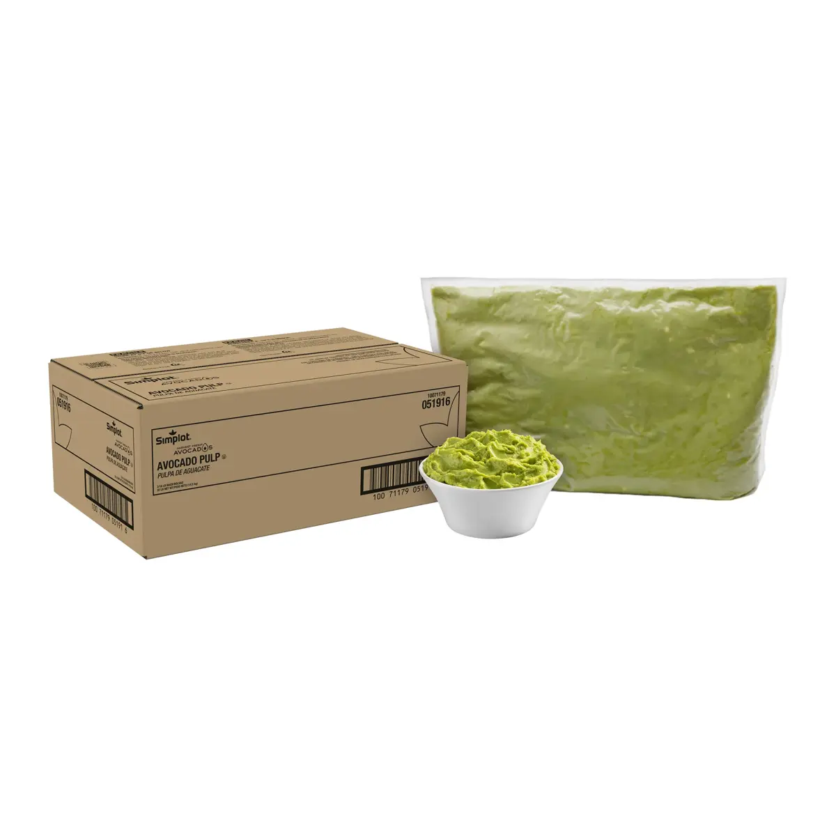 Simplot Harvest Fresh® Avocados Avocado Pulp, Frozen, Styled
