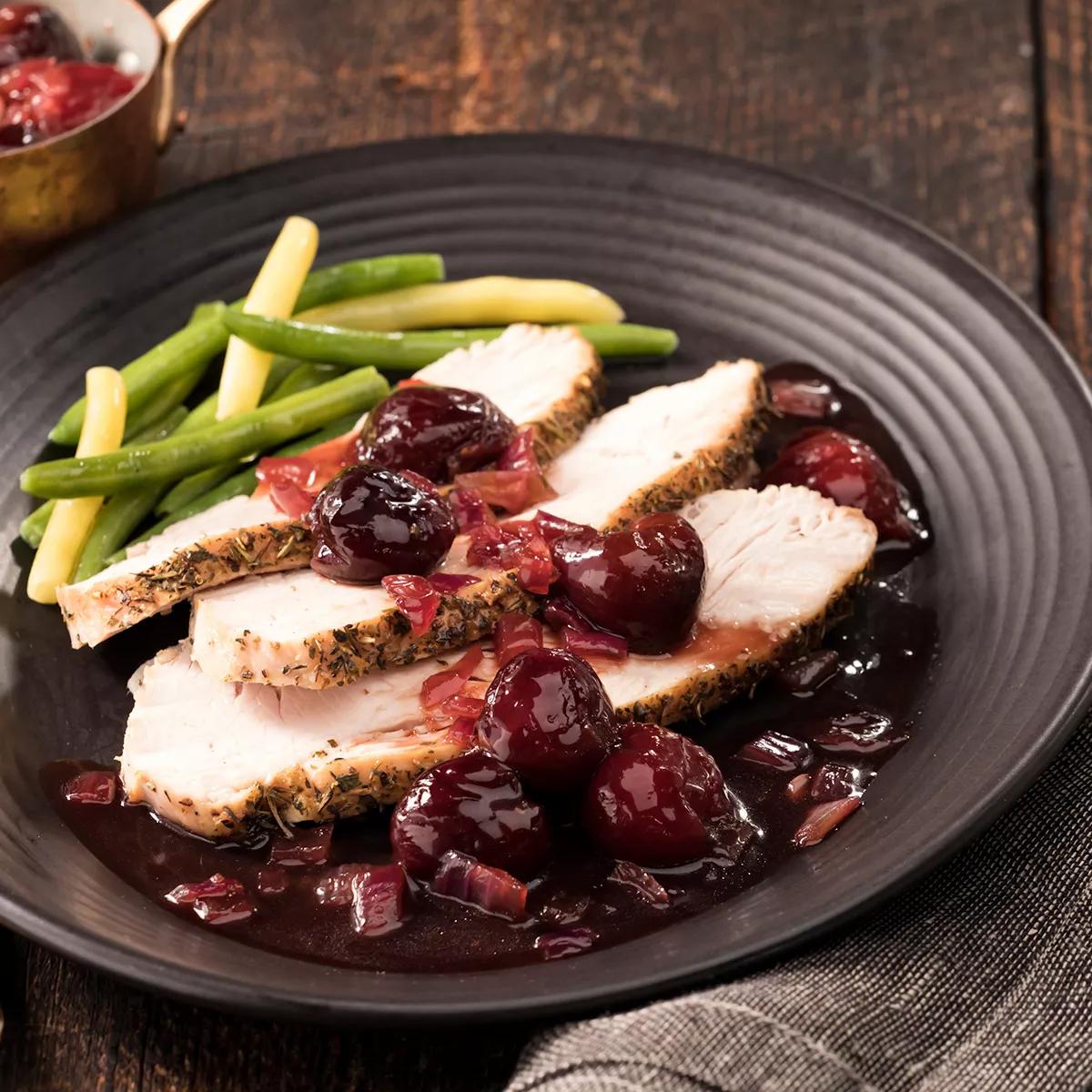 Flame-Roasted Fuji Apple and Cherry Bread Pudding | Simplot Foods