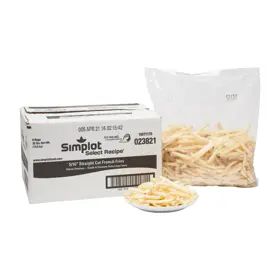 Simplot Select Recipe® Fries Sea Salt Straight Cut Fries, Styled