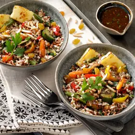Simplot Good Grains™ Ancient Grains and Kale Blend, In Use