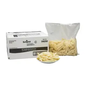 Simplot Conquest® Delivery+® Clear Coated Crinkle Cut Fries, Styled