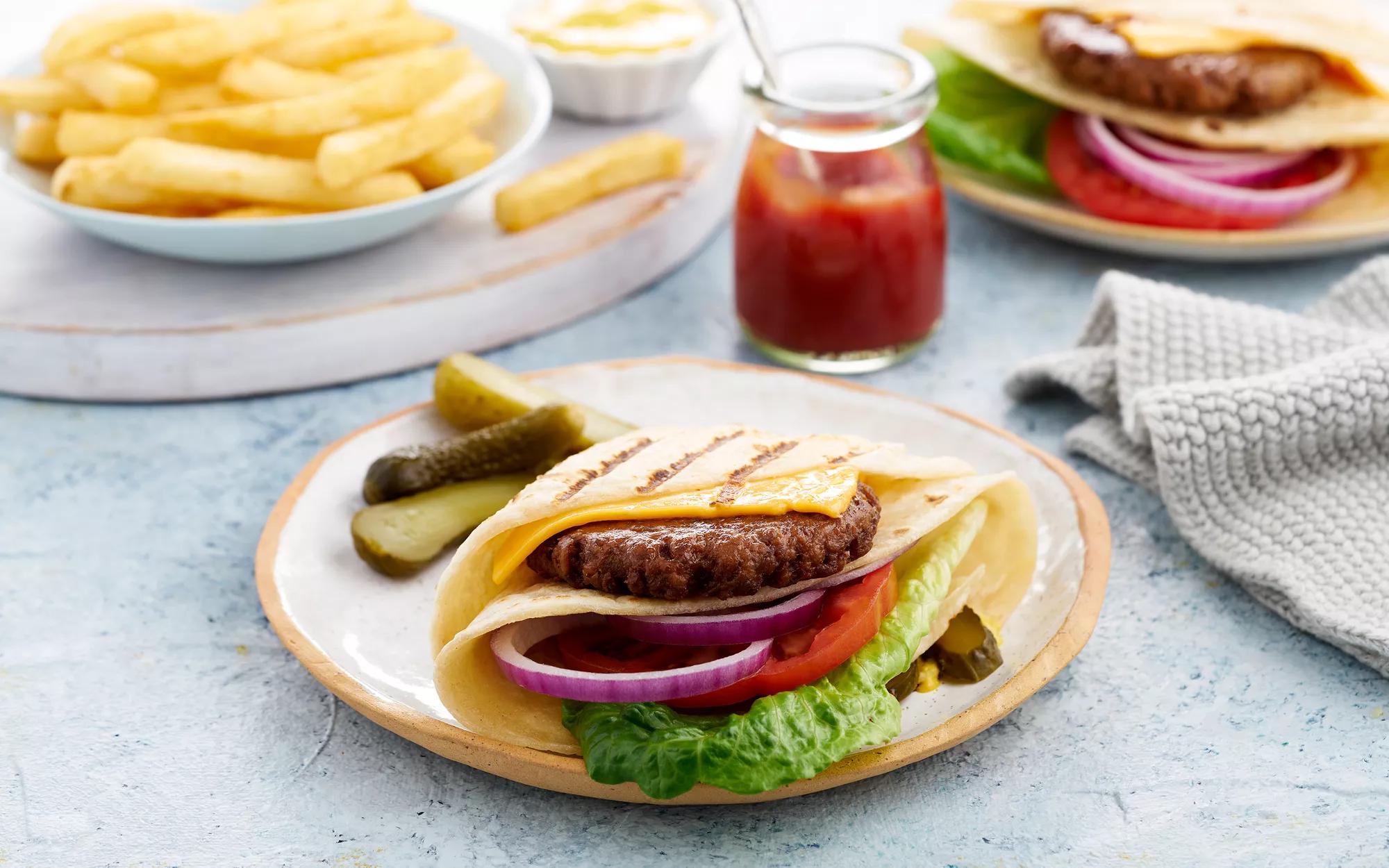 Tortilla Wrap Burger
