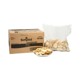 Simplot Megacrunch® Fries Rebanadas de papas con cobertura, con cáscara, Estilo