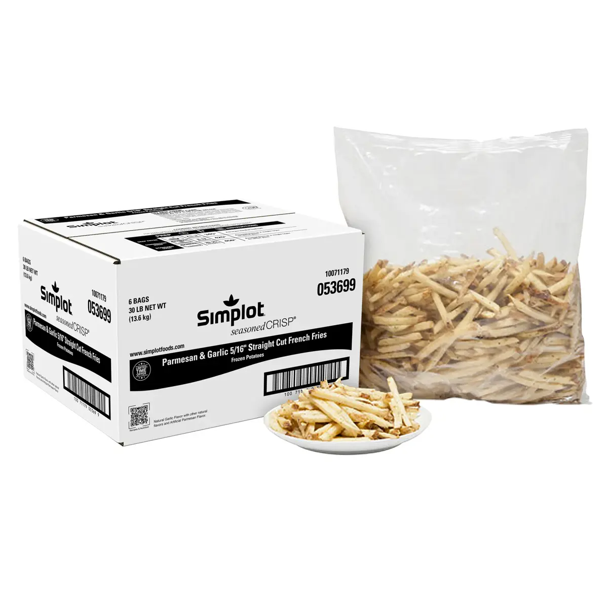 Simplot SeasonedCRISP® Fries Parmesan & Garlic Fries, Estilo
