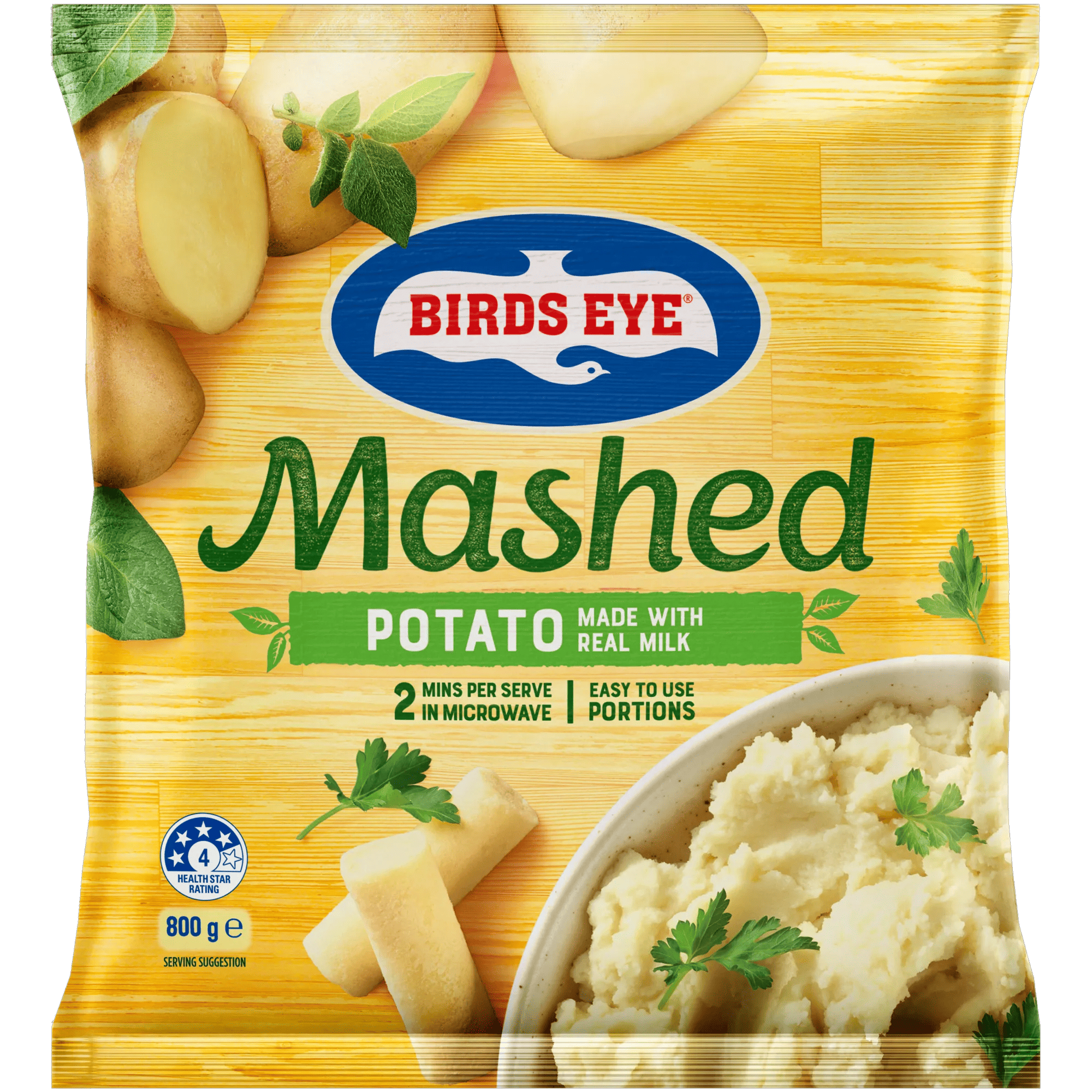 Birds Eye Potato Mash 800 Grams Bagged