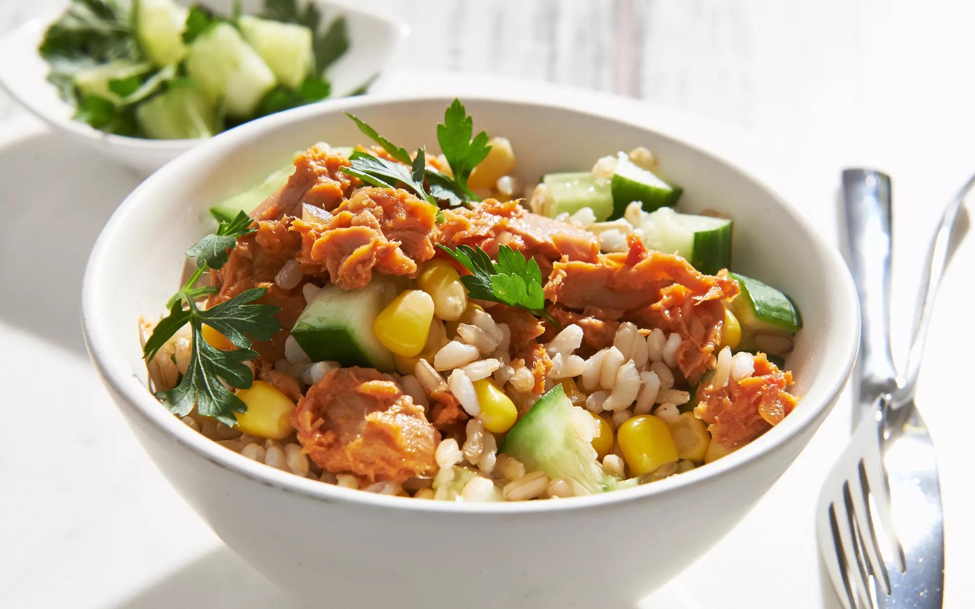 Hot Chilli Tuna Rice Salad