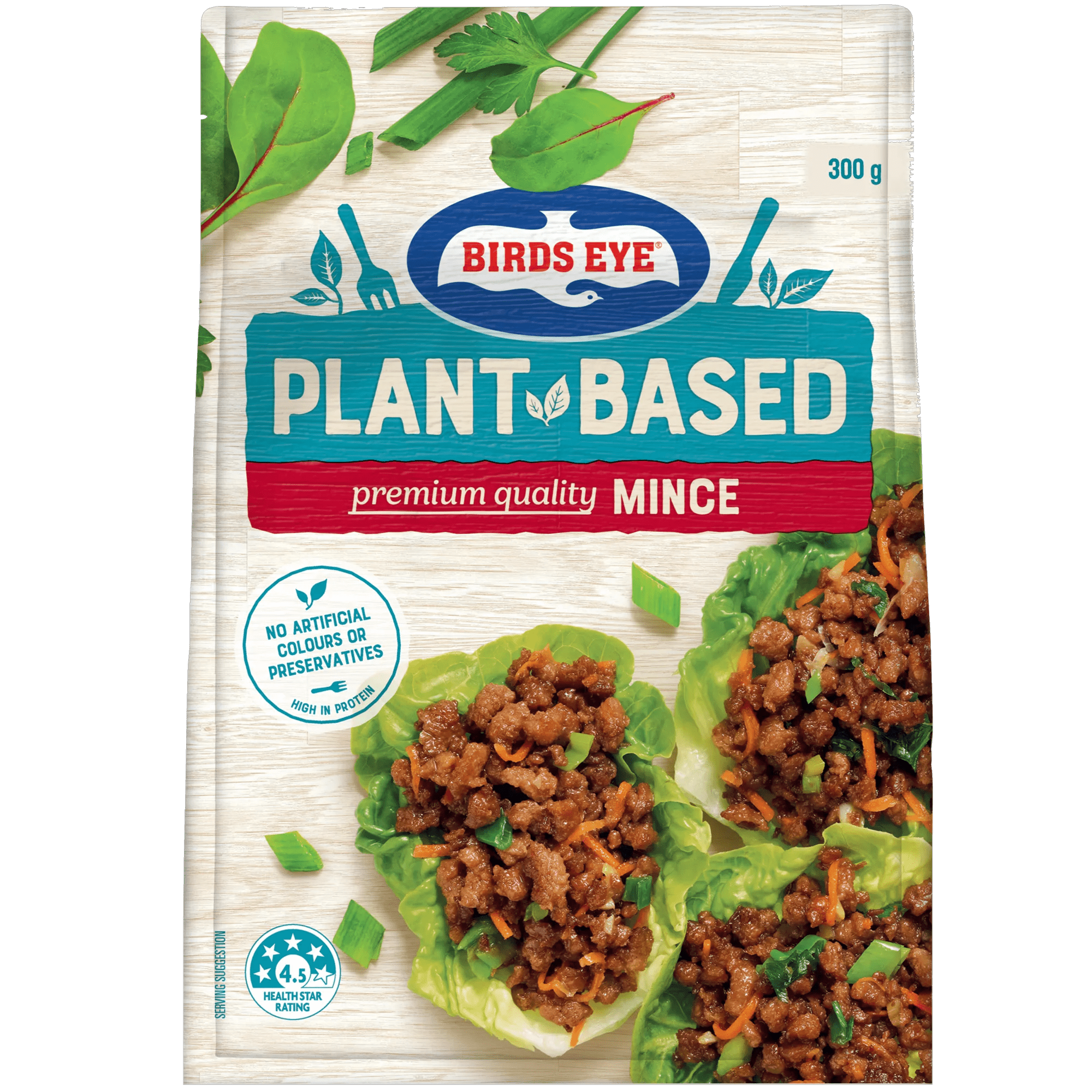 Birds Eye Plant Based Mince 300 Grams Bagged