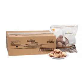 Simplot RoastWorks® Roasted Rosemary Redskin Potato Halves, Styled