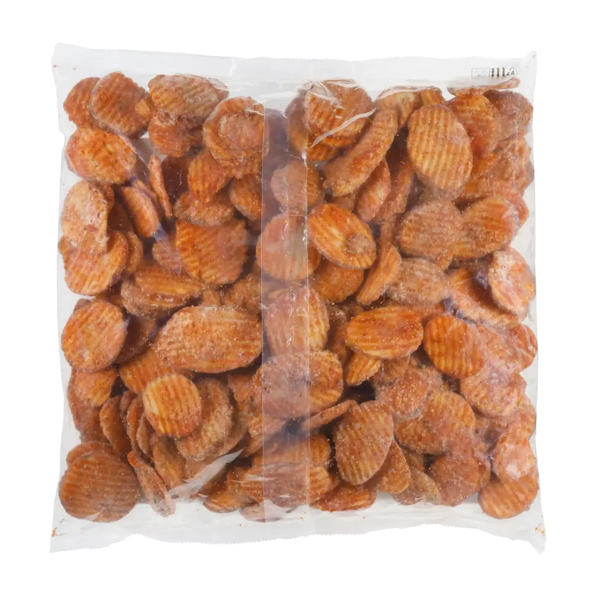 Simplot SeasonedCRISP® Fries Buffalo Battered Potato Slices, Back Innerpack