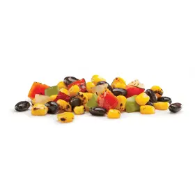 Simplot RoastWorks® RTE Flame-Roasted Corn and Black Bean Fiesta Blend, Prepared