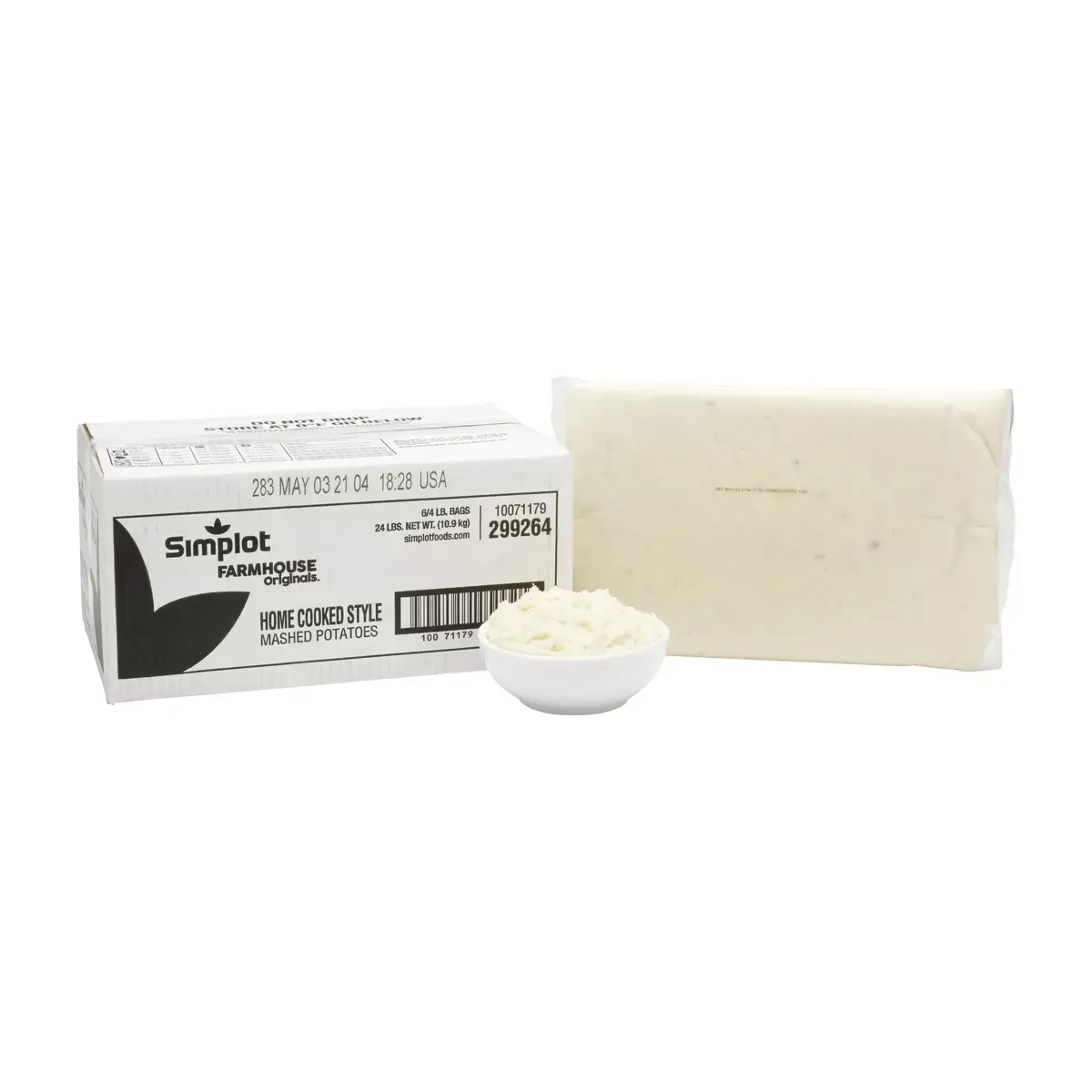 Simplot Farmhouse Originals™ Home Cooked Mashed Potatoes, Styled