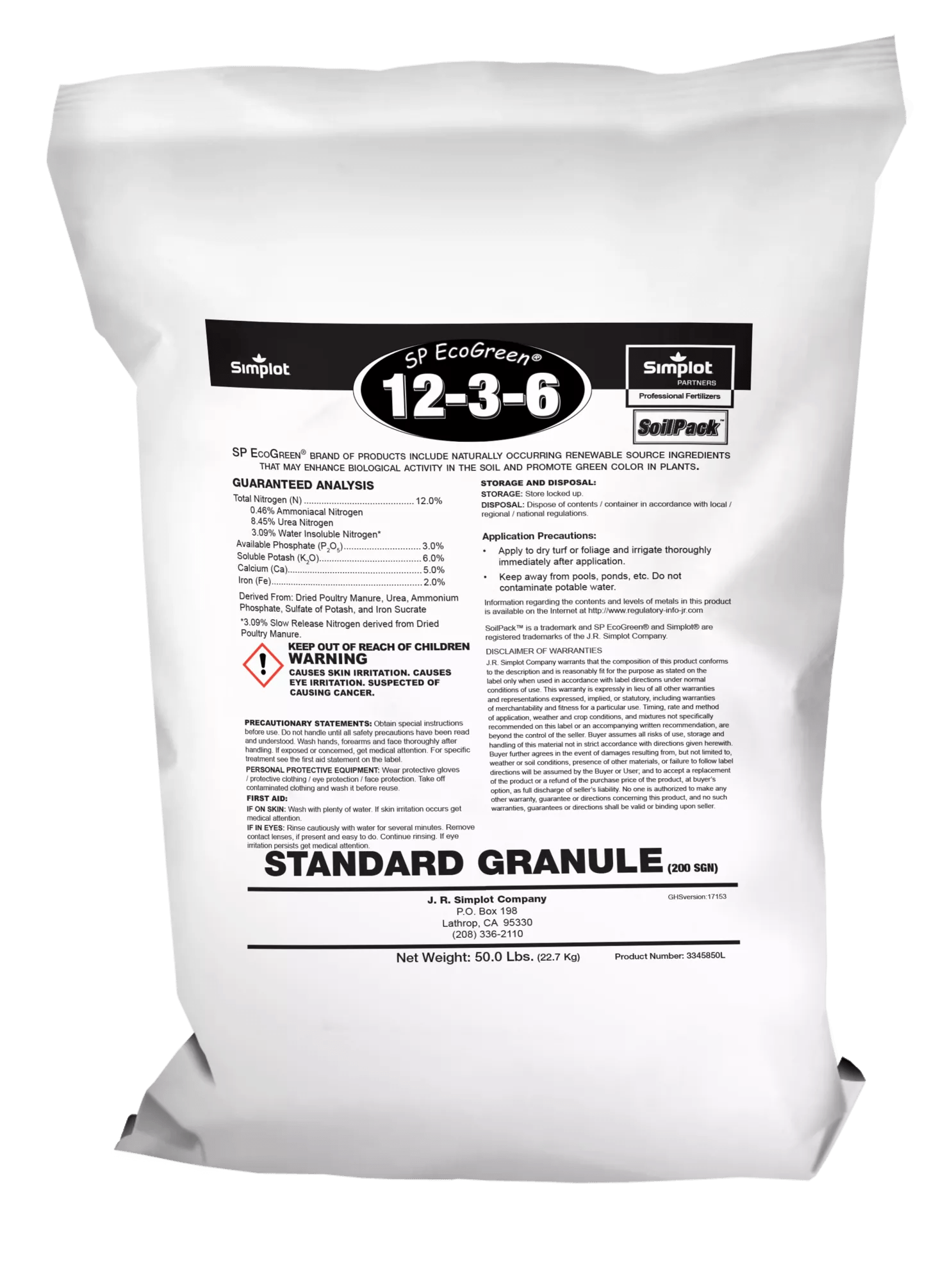 SP EcoGreen® 12-3-6 Standard