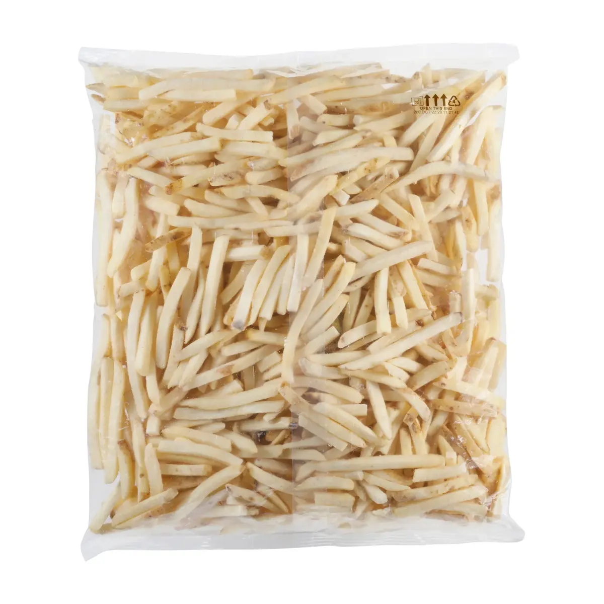 Simplot Conquest® Delivery+® Clear Coated Straight Cut Fries, Skin On, Back Innerpack