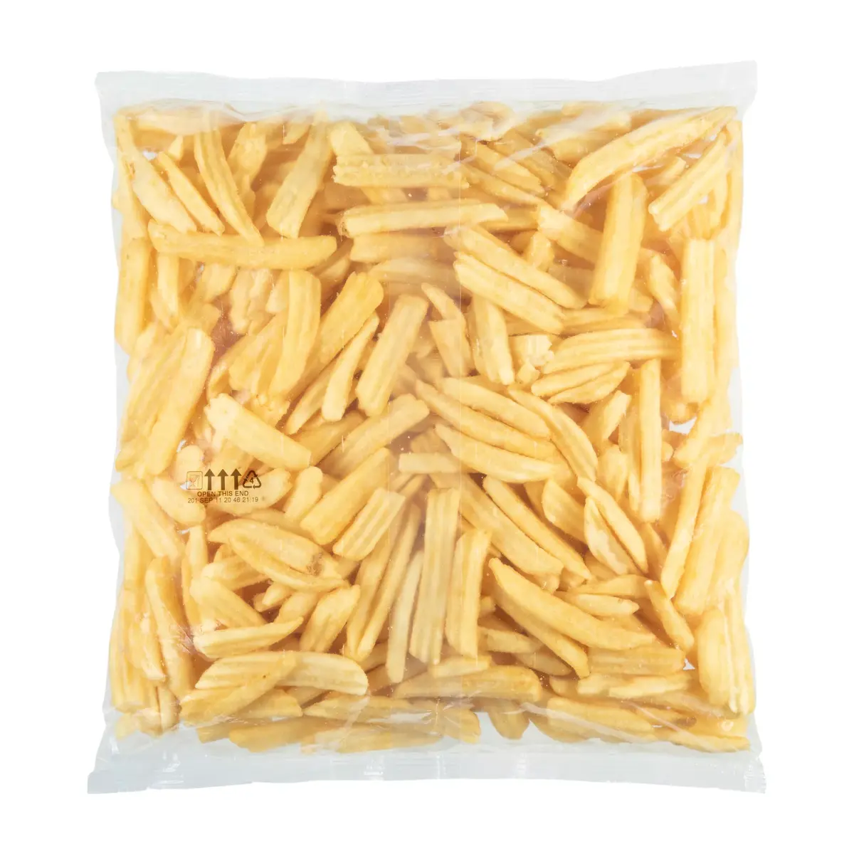 Simplot Conquest® Delivery+® Clear Coated Tin Roof™ Fries, Back Innerpack