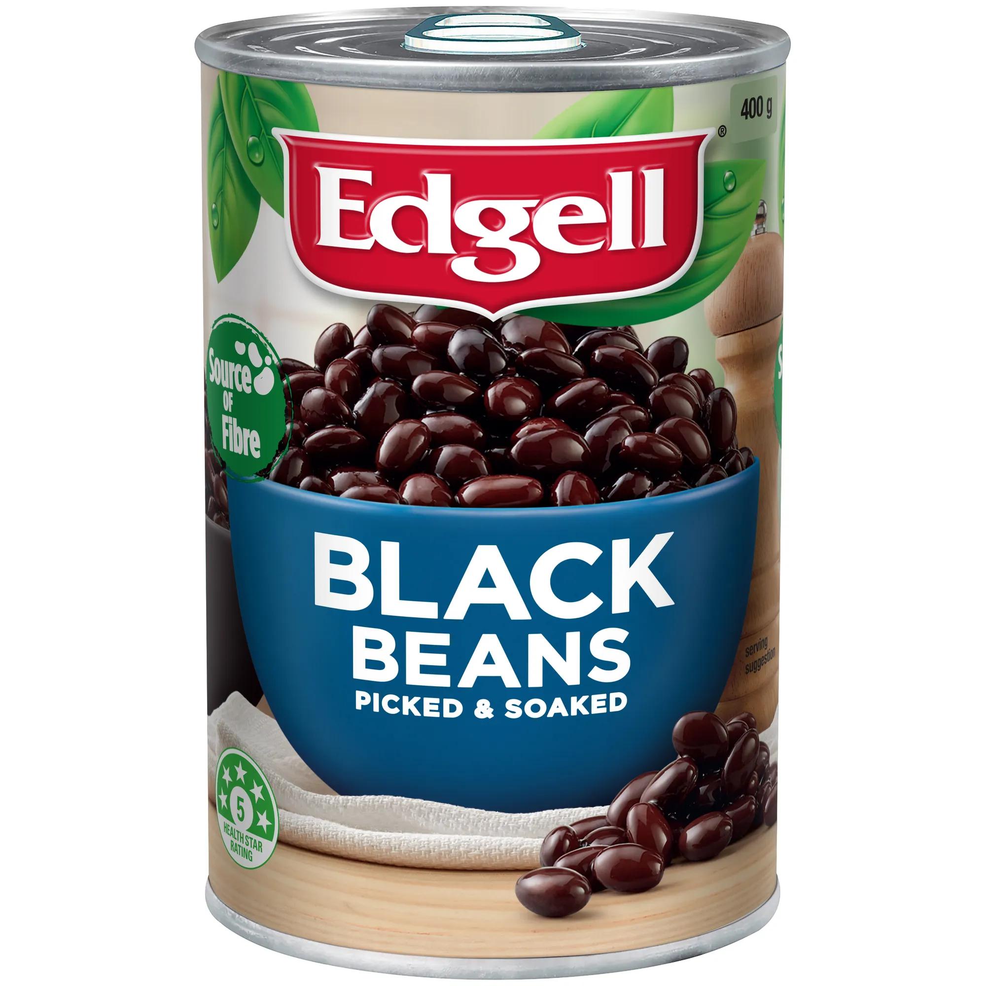 Edgell Black Beans 400g, Can