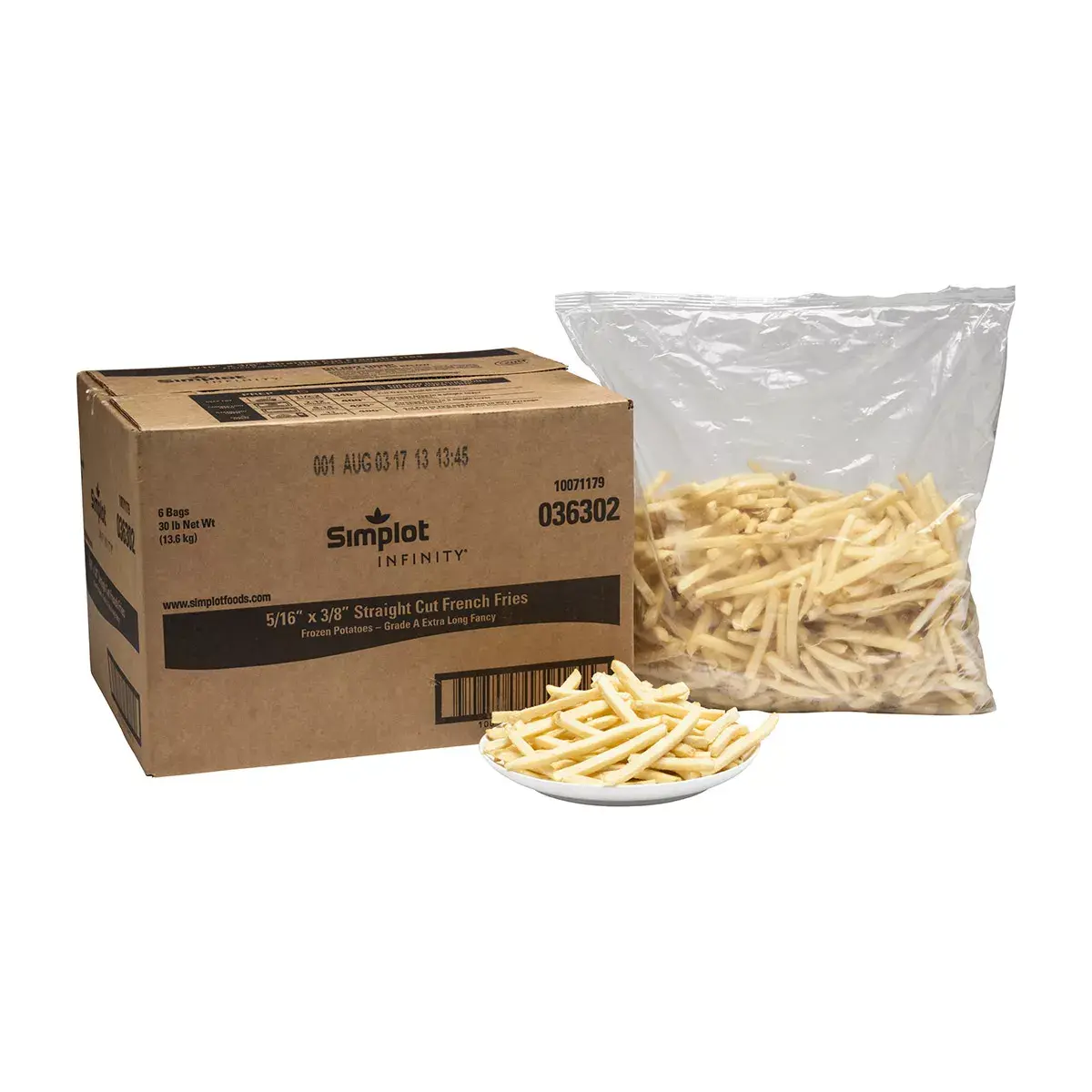 Simplot Infinity® Fries Straight Cut Fries, Styled