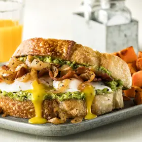 Simplot Harvest Fresh® Avocados Pasta para untar sabor aguacate con Everything Bagel, congelado, Estilo