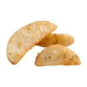 Simplot SeasonedCRISP® Fries Crema agria y cuñas de cebollines de 10 cortes, con cáscara, Listo