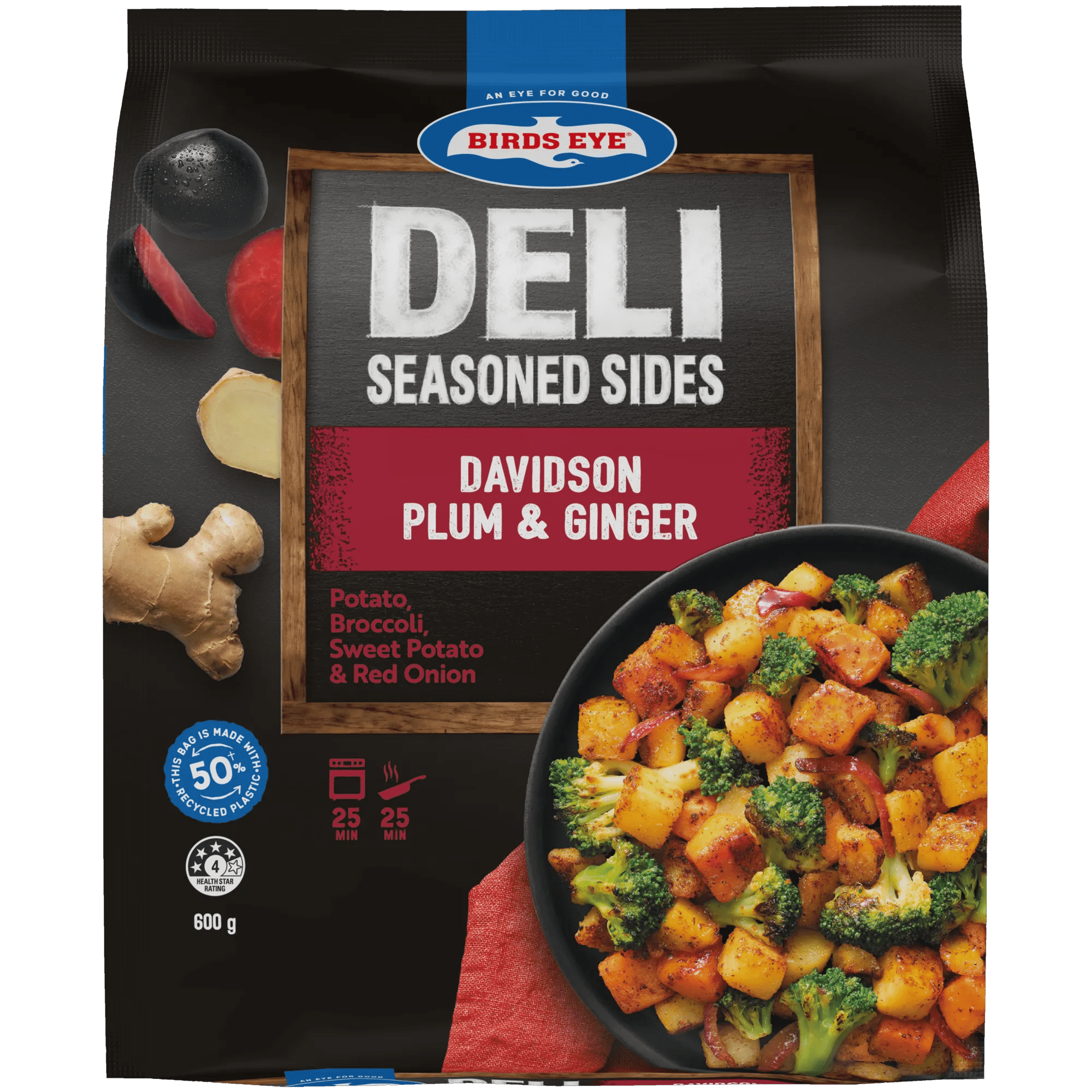 Birds Eye Deli Davidson Plum & Ginger 600g Bagged