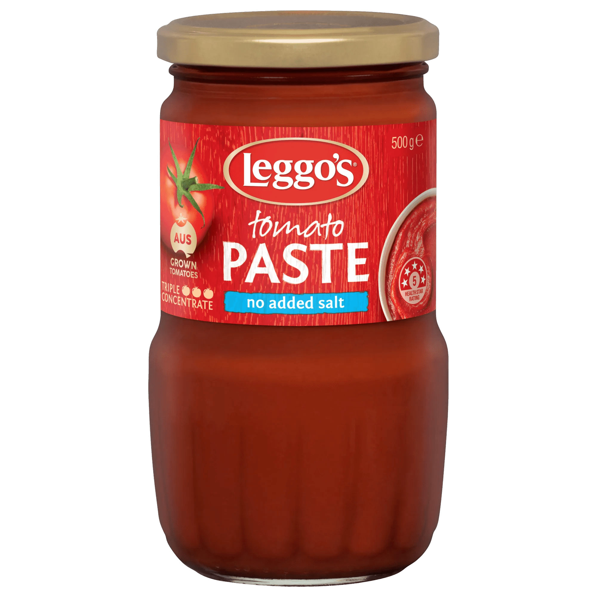 Leggos Tomato Paste No Added Salt 500g, Jar