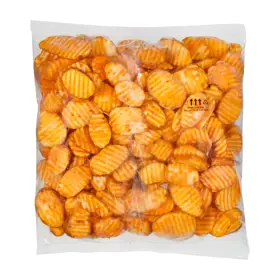 Simplot SeasonedCRISP® Delivery+® Deliciosas rebanadas con sabrosa cobertura, con cáscara, Reverso del paquete