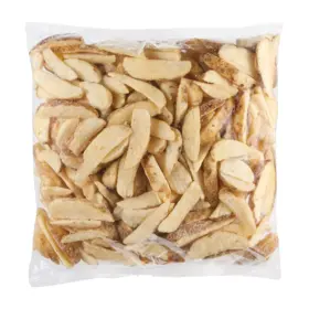 Simplot Megacrunch® Fries Battered 10 Cut Wedges, Skin On, Front Innerpack