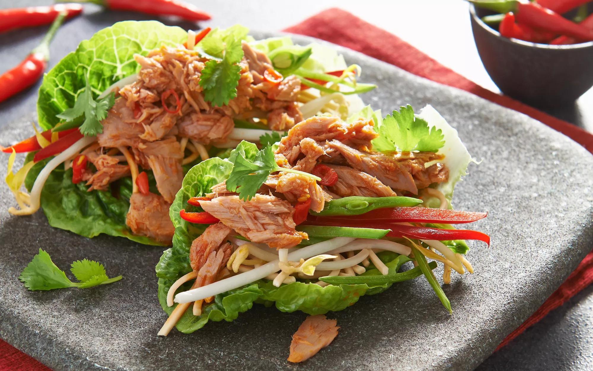 Spicy Tuna San Choy Bau