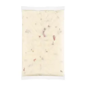 Simplot Farmhouse Originals™ Puré de papas de cáscara roja con ajo, Reverso del paquete