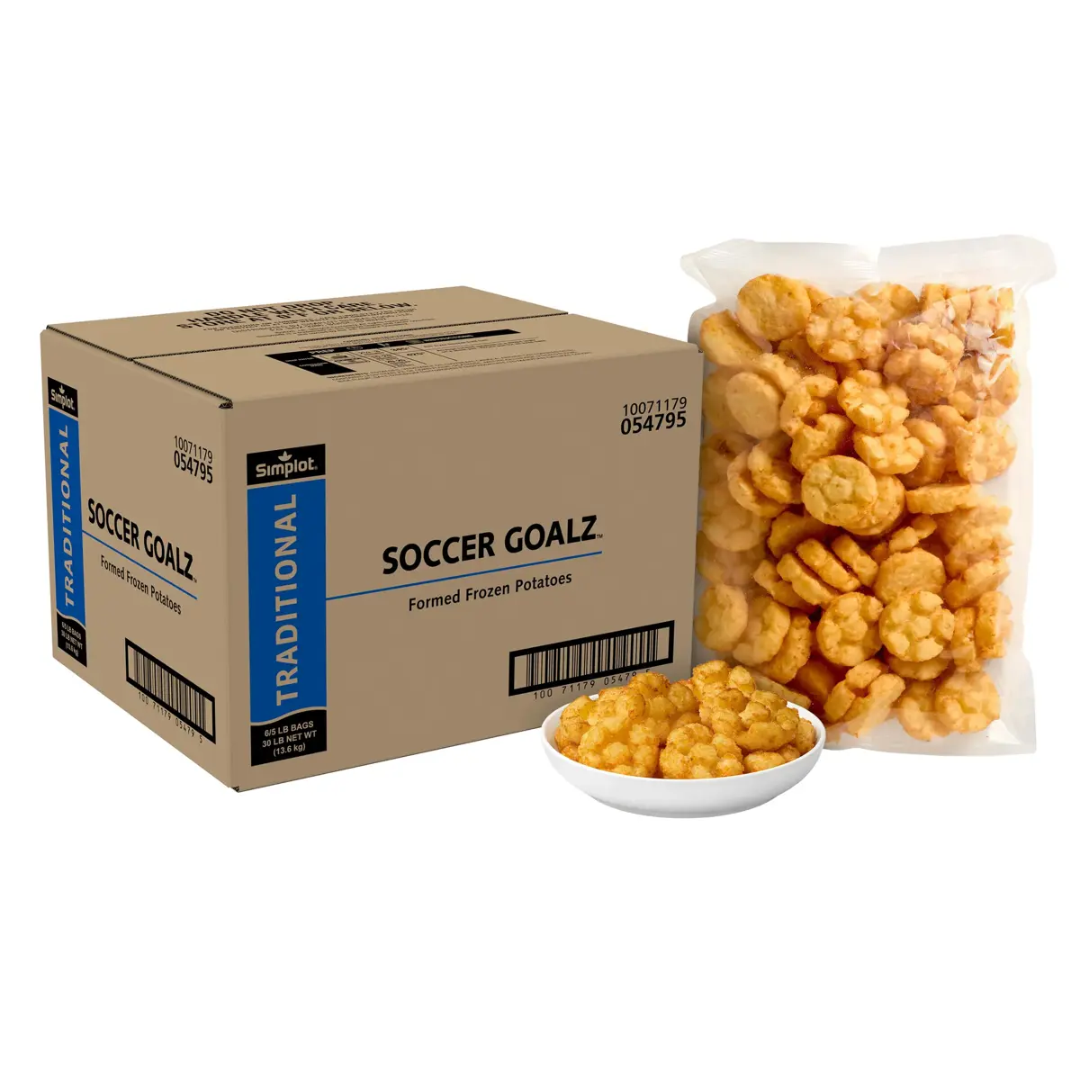 Simplot Traditional Potatoes Soccer Goalz™, Styled