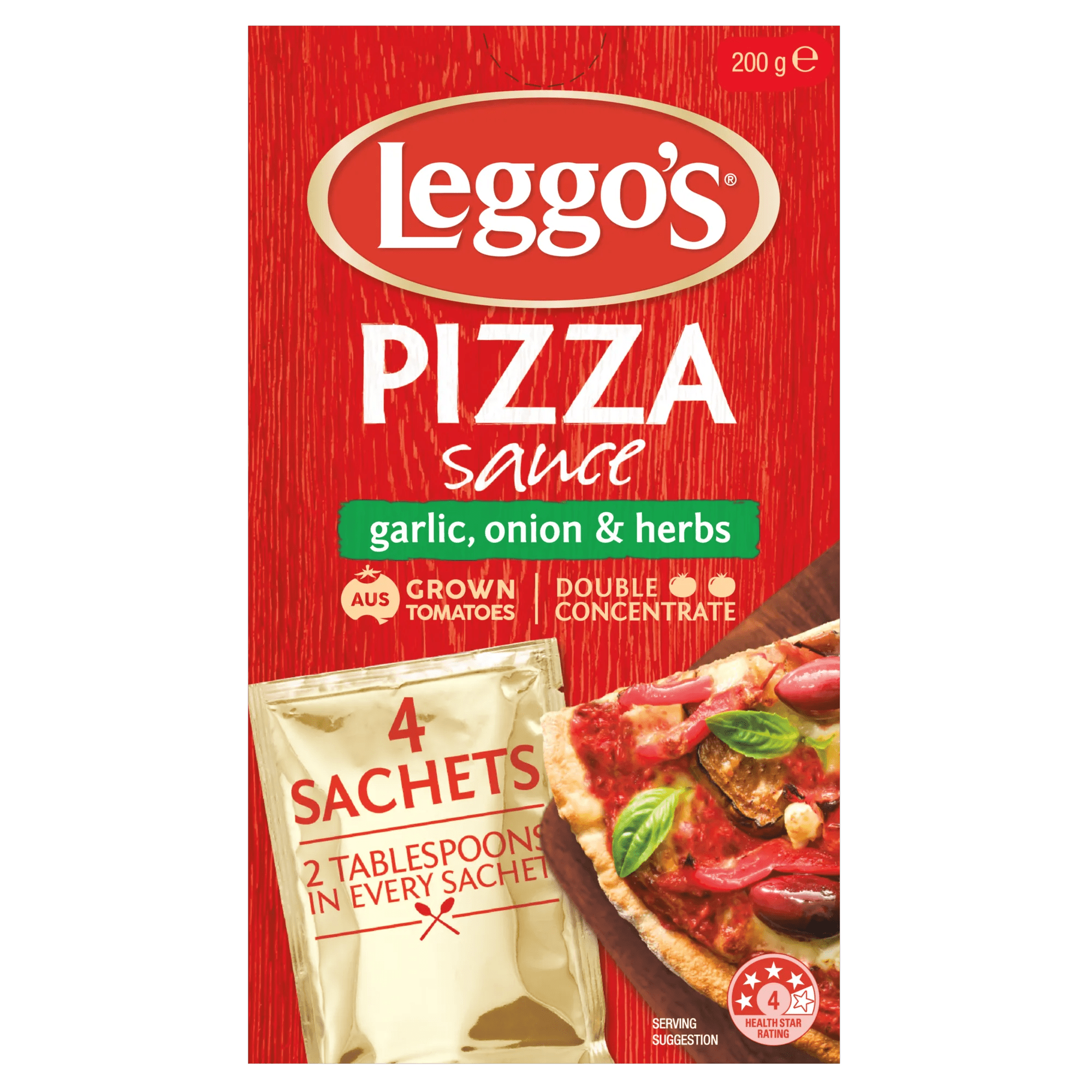 Leggos Pizza Sauce Sachet 200 grams