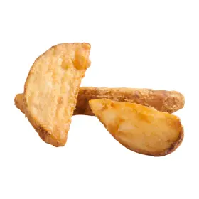Simplot Megacrunch® Fries Battered 10 Cut Wedges, Skin On, Prepared