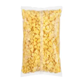 Simplot Simple Goodness™ Cubos de mango, Reverso del paquete