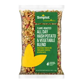 Simplot RoastWorks® Roasted Potato and Vegetable All Day Hash, Front Innerpack