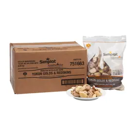 Simplot RoastWorks® Papas doradas rostizadas y de cáscara roja, Estilo