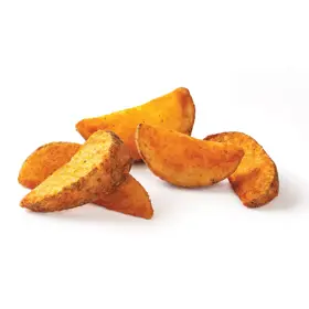 Simplot Tater Pals™ Fries Savory Reduced Sodium 10 Cut Crinkle Cut Wedges, Skin On, Prepared