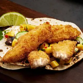 I&J® Panko Crumbed MSC Whiting Strips, Prepared