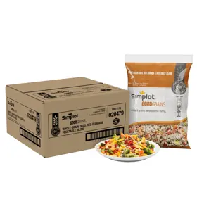 Simplot Good Grains™ Whole Grain Orzo, Red Quinoa & Vegetable Blend, Styled