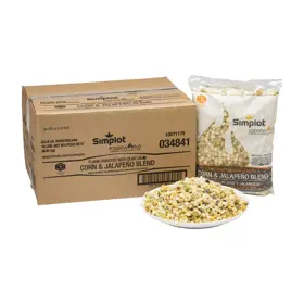 Simplot RoastWorks® Flame-Roasted Corn & Jalapeno Blend, Styled